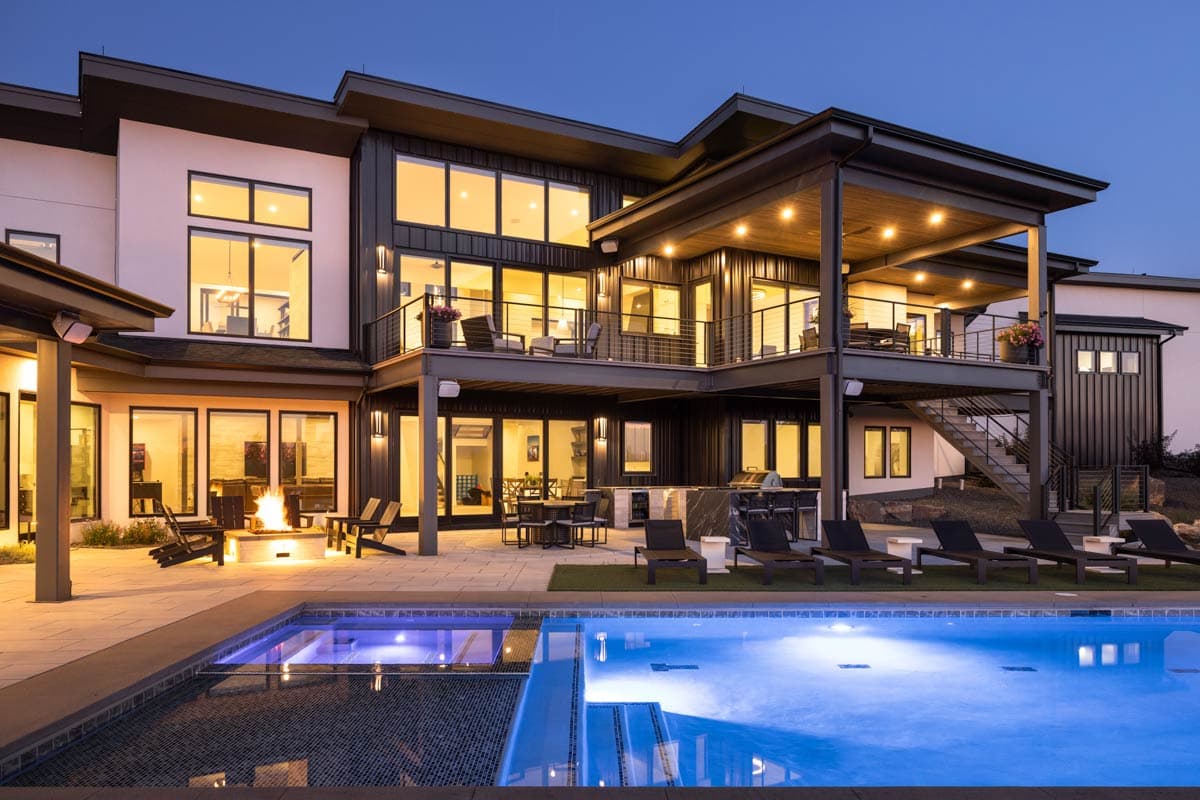 Plan 95318RW: Luxury Contemporary Mountain House Plan with 6-Car Garage and Walkout Lower Level - Image #14 - Contemporary, Mountain