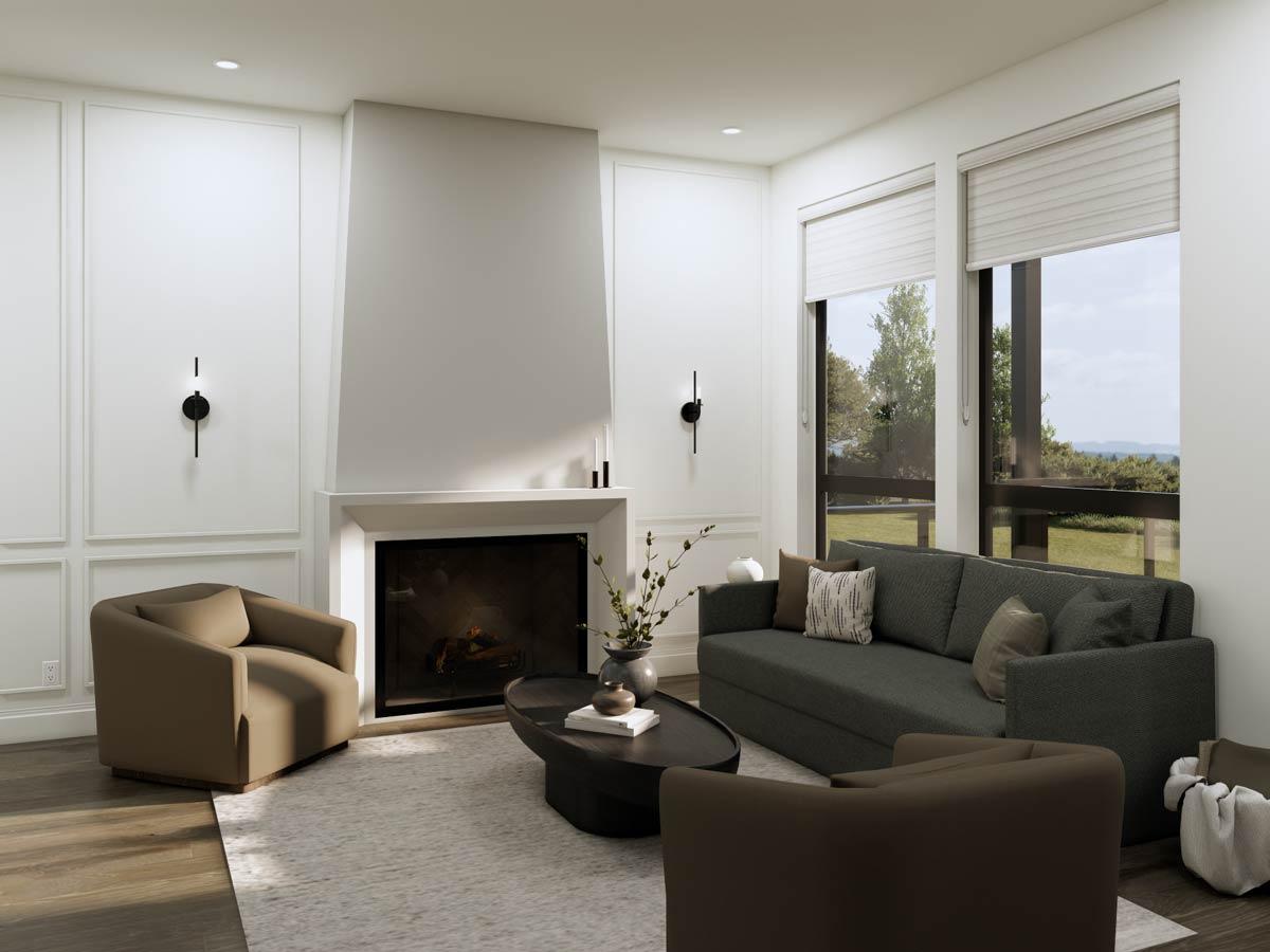 Plan 270120AF: Modern New American House Plan: 4-5 Beds Open Living and Office - Image #14 - New American