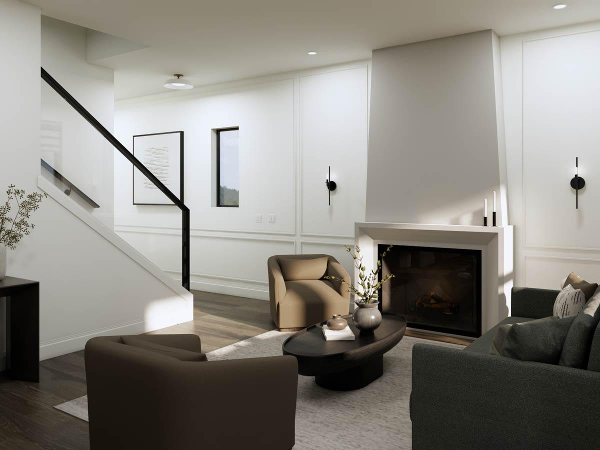 Plan 270120AF: Modern New American House Plan: 4-5 Beds Open Living and Office - Image #16 - New American