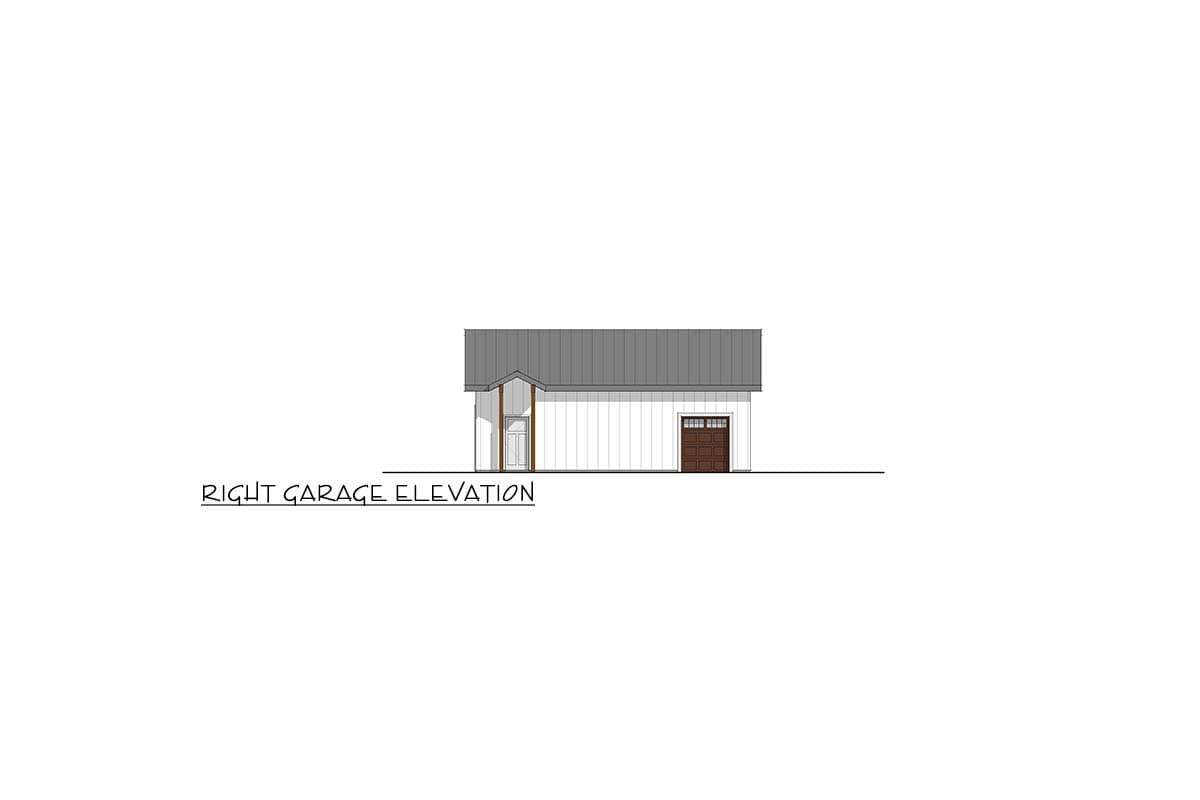 Plan 405059FDC: Sleek Modern Barndominium House Plan with Open Concept Living - Image #9 - Barndominium