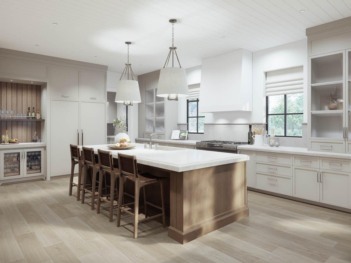Plan 270121AF: Spacious Transitional Ranch House Plan with Vaulted Ceilings and 3-Car Garage - Image #9 - Ranch, Transitional