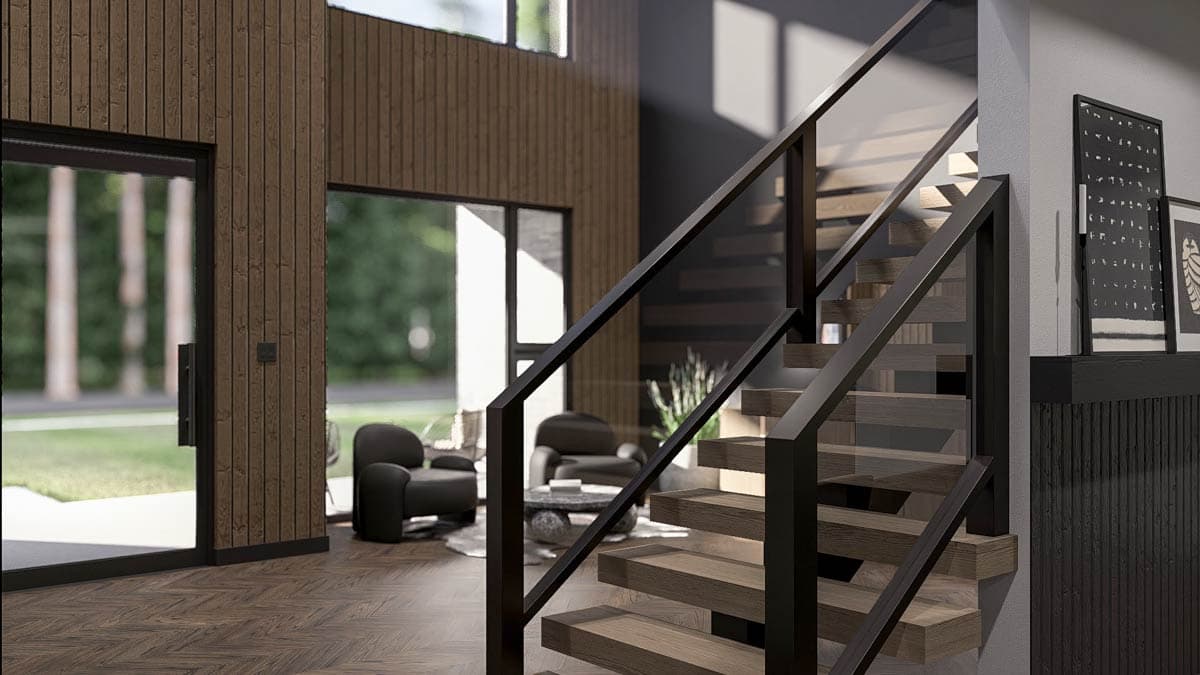 Plan 623562DJ: Modern 4-Bedroom House Plan with Main Level Master and Loft - Image #11 - Contemporary, Modern