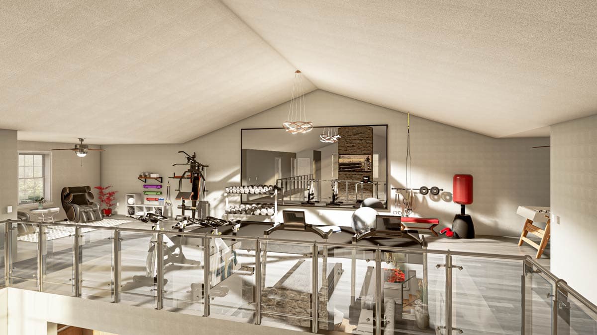 Plan 405070FDC: Modern Barndominium House Plan with 7 Beds, 3-Car Garage and Wrap-Around Porch - Image #12 - Barndominium