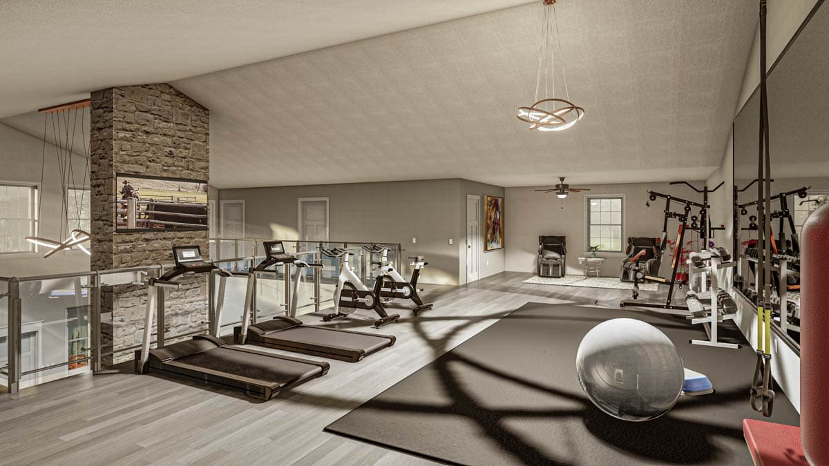 Plan 405070FDC: Modern Barndominium House Plan with 7 Beds, 3-Car Garage and Wrap-Around Porch - Image #13 - Barndominium