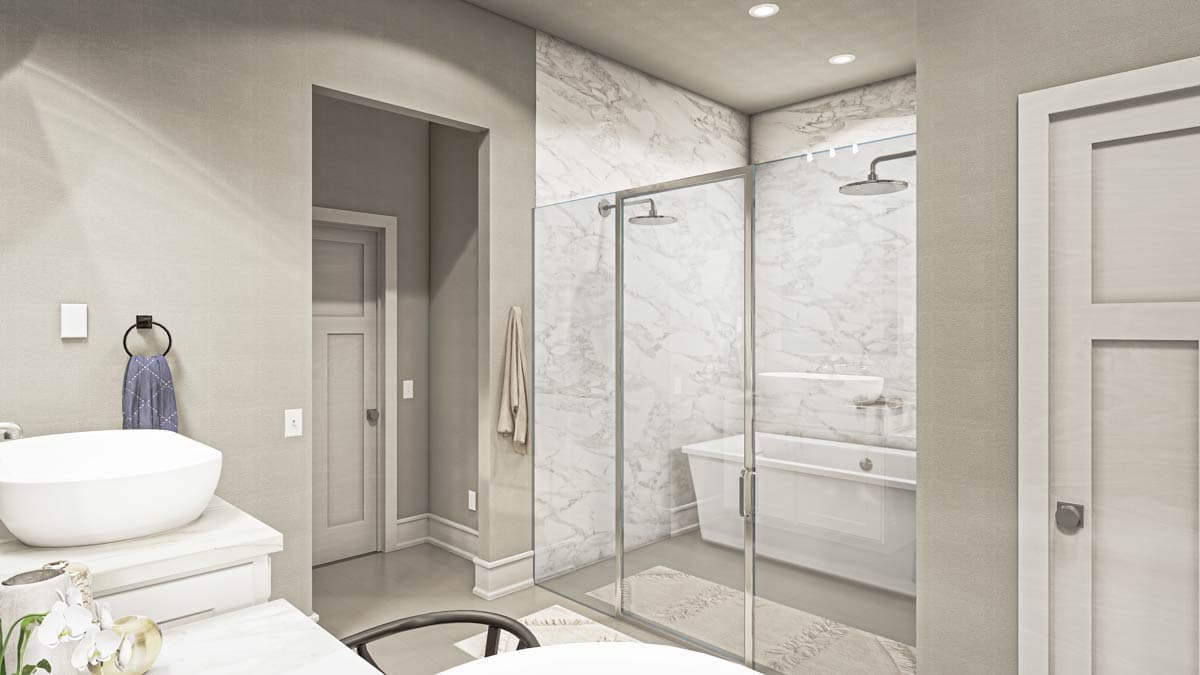 Plan 405070FDC: Modern Barndominium House Plan with 7 Beds, 3-Car Garage and Wrap-Around Porch - Image #16 - Barndominium