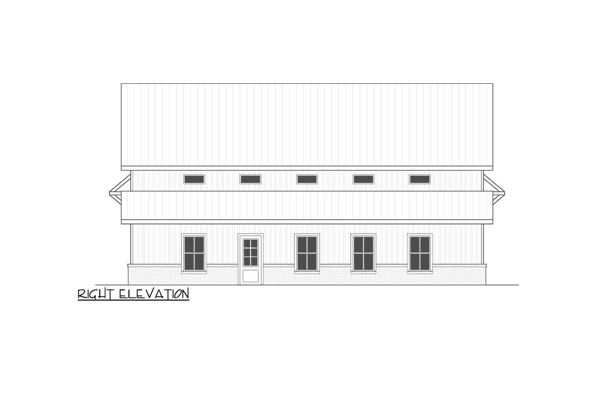Plan 810053RBT: New American House Plan with RV Garage and Workshop - Image #5 - Barndominium, Country, Farmhouse, Modern Farmhouse, New American