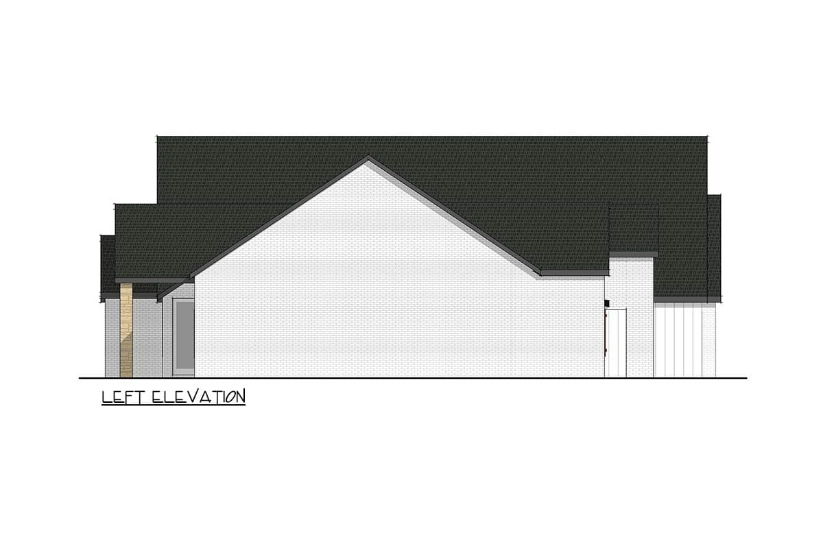 Plan 405071FDC: Southern French Country House Plan with 3-Car Garage and Home Office - Image #17 - Acadian, French Country, Louisiana-Style, Southern, Transitional
