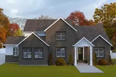 Stately Traditional House Plan with Luxurious Owners Suite and 3 Car Garage