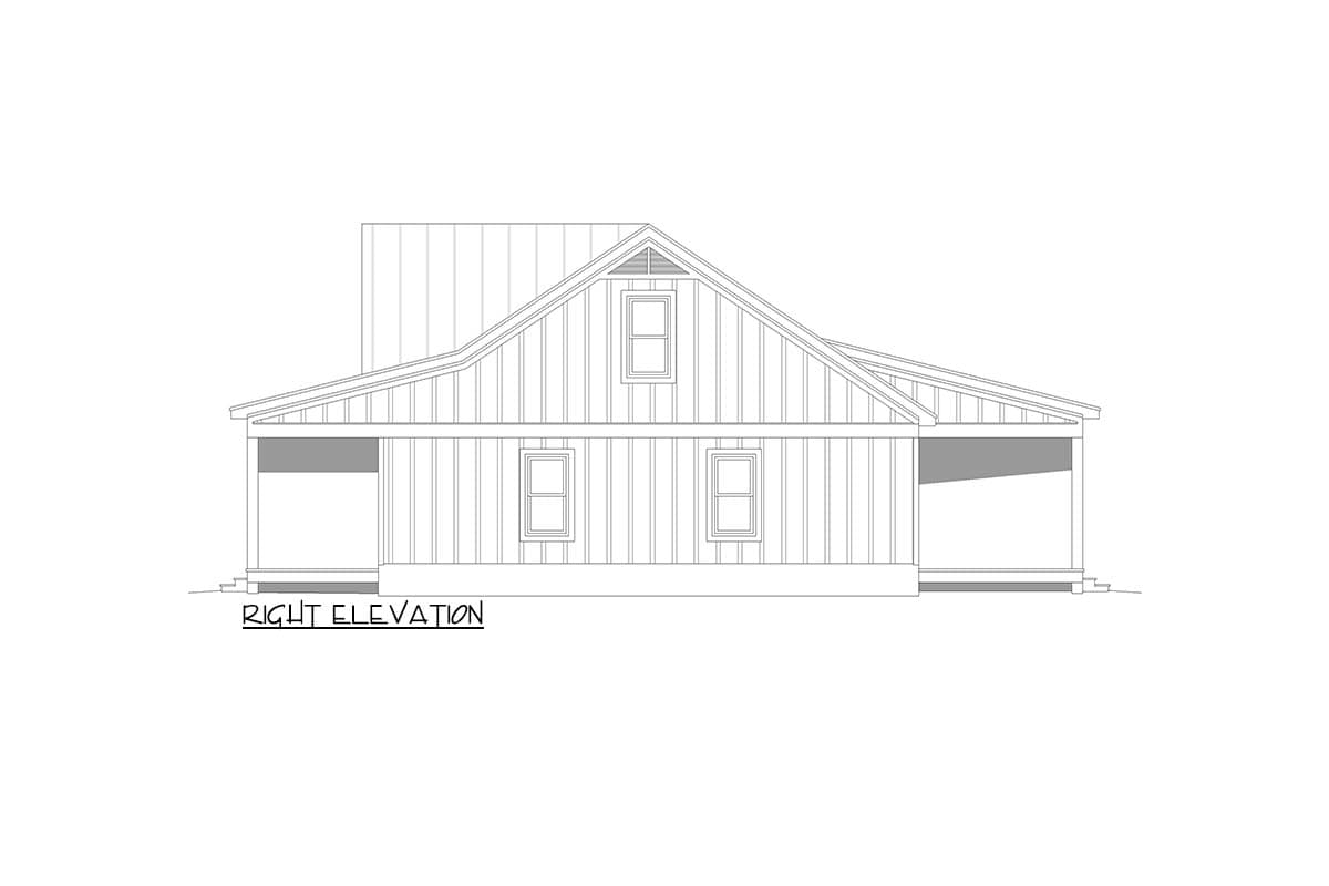 Plan 680619VR: Inviting New American Ranch House Plan with Split Beds and Outdoor Kitchen - Image #6 - Country, New American, Ranch