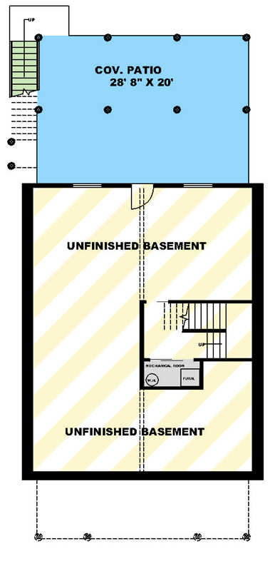 Plan 350159GH: Modern A-Frame House Plan with Two Master Suites and Vaulted Living - Floor Plan - Optional Unfinished Basement Level - A-Frame, Cabin, Modern