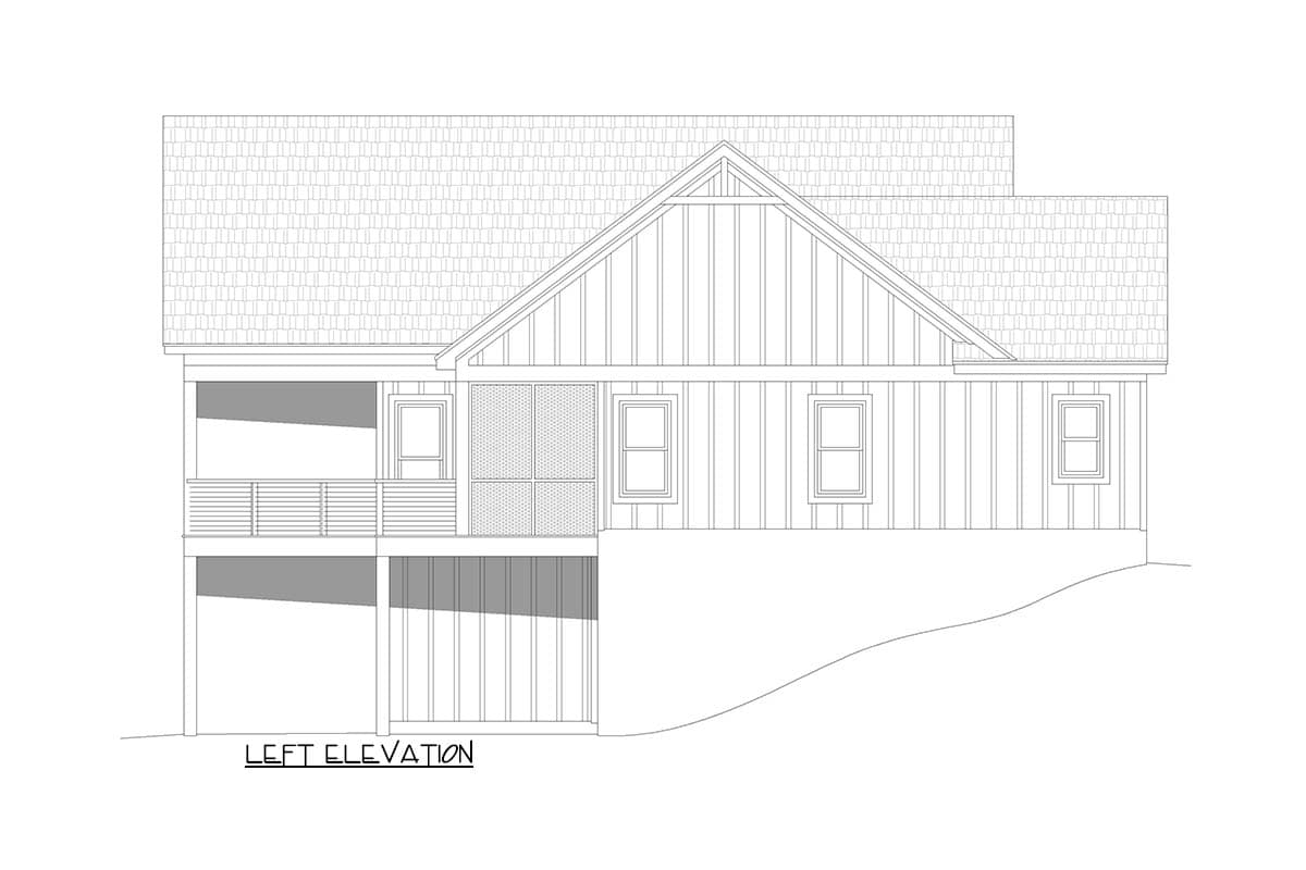 Plan 680620VR: Craftsman House Plan with Split Bedrooms and Two-Story Great Room - Image #10 - Craftsman, New American