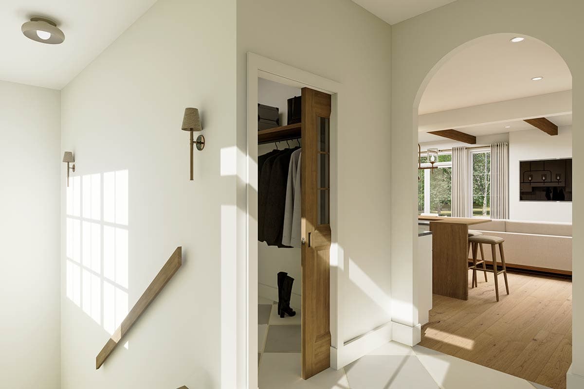 Plan 22723DR: Craftsman 2-Bed House Plan with Open Layout and Mudroom - Image #7 - Cottage, Modern