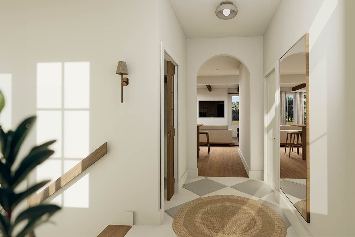 Plan 22723DR: Craftsman 2-Bed House Plan with Open Layout and Mudroom - Image #8 - Cottage, Modern