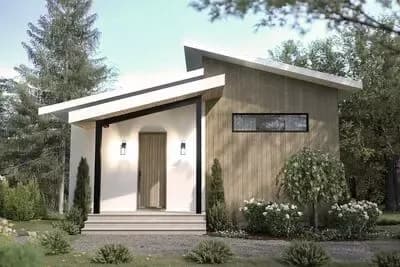 Modern Cottage House Plan with Vaulted Living and Flexible Bedrooms