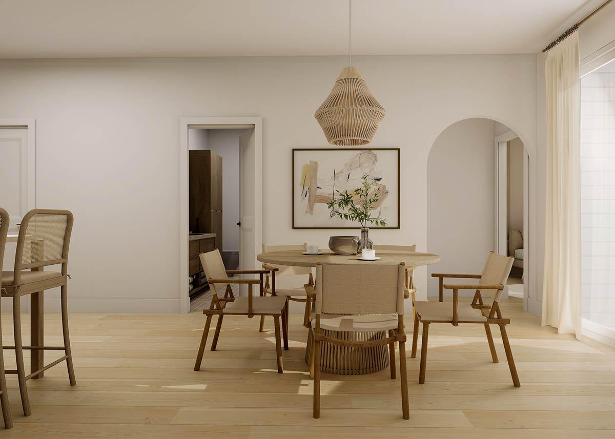 Plan 22738DR: Contemporary Modern House Plan with Split Bedrooms and Covered Terrace - Image #6 - Contemporary, Modern