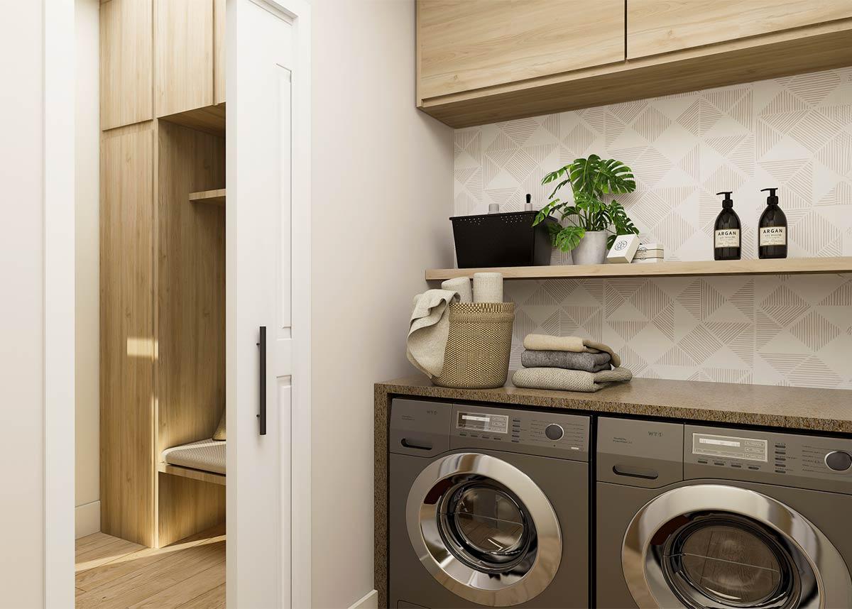 Plan 22738DR: Contemporary Modern House Plan with Split Bedrooms and Covered Terrace - Image #10 - Contemporary, Modern