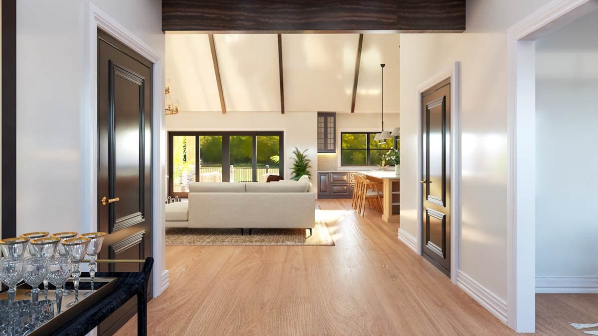 Plan 135394GRA: New American House Plan with Split Bedrooms and 3-Car Garage - Image #10 - Modern Farmhouse, New American, Ranch