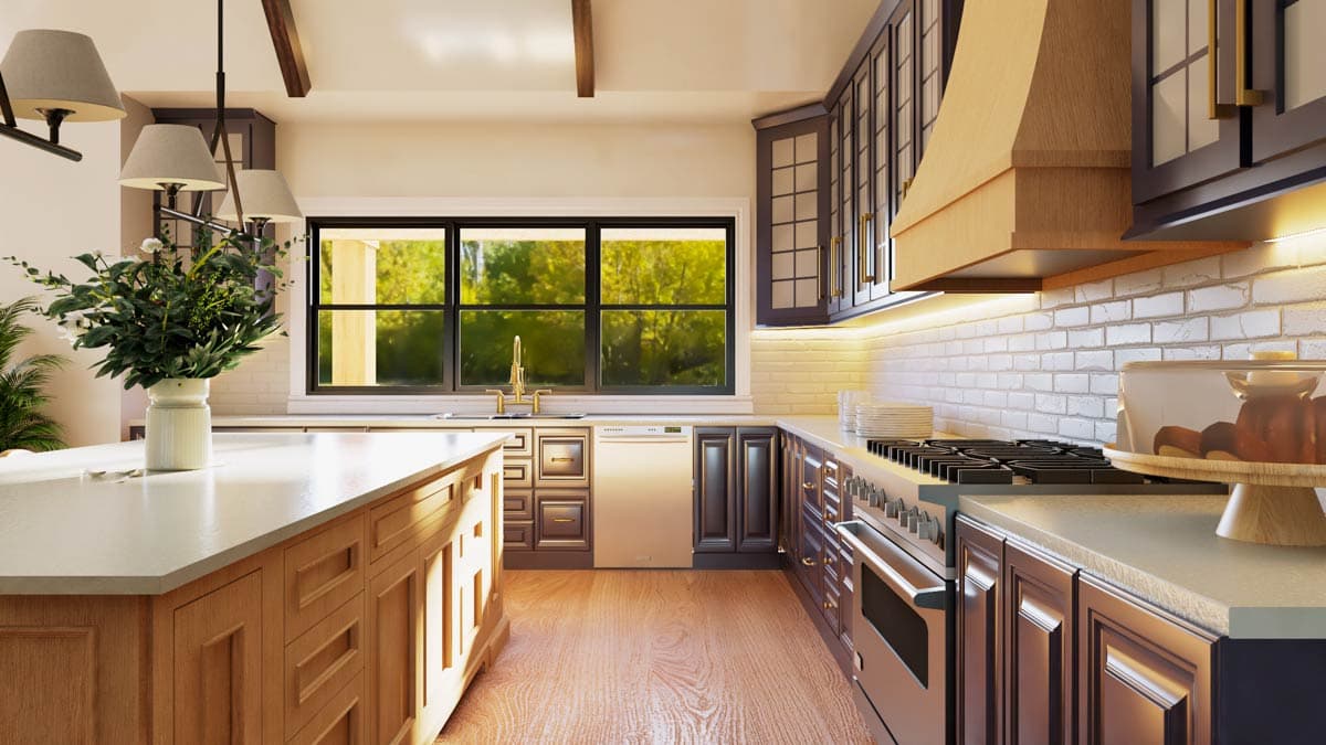 Plan 135394GRA: New American House Plan with Split Bedrooms and 3-Car Garage - Image #11 - Modern Farmhouse, New American, Ranch