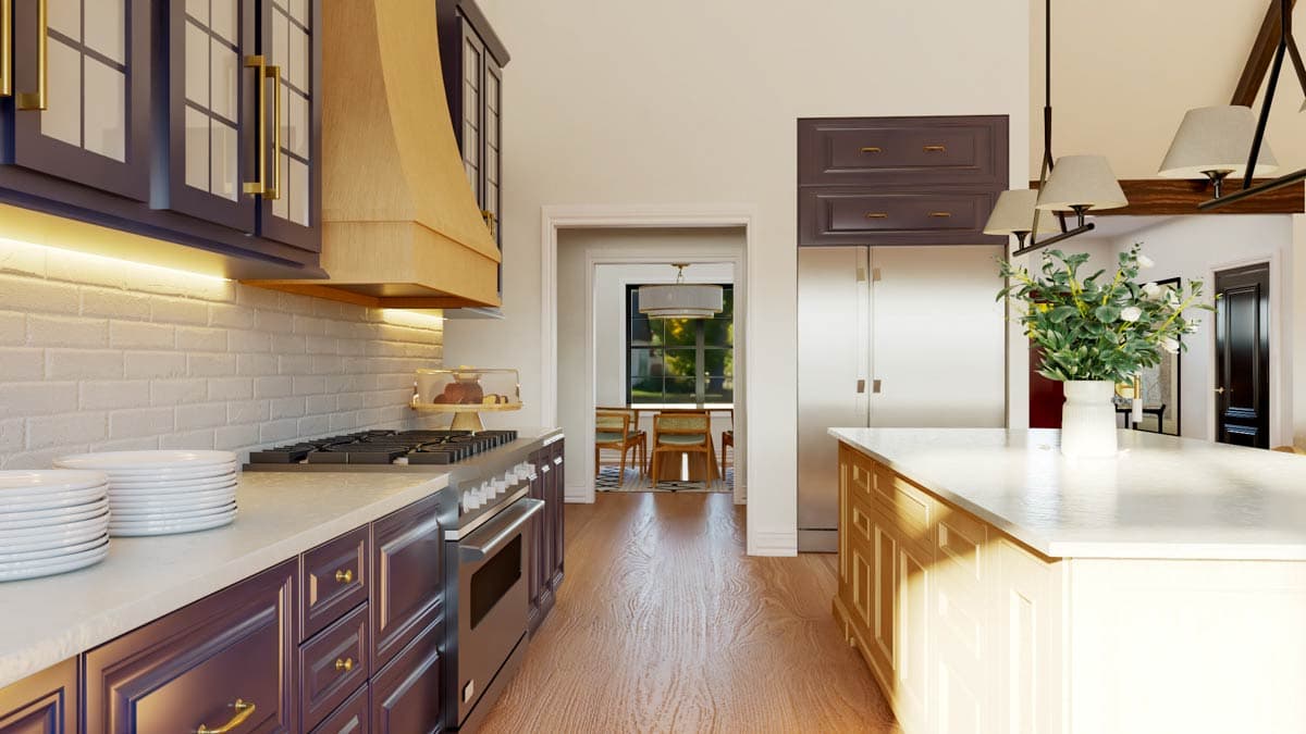 Plan 135394GRA: New American House Plan with Split Bedrooms and 3-Car Garage - Image #12 - Modern Farmhouse, New American, Ranch