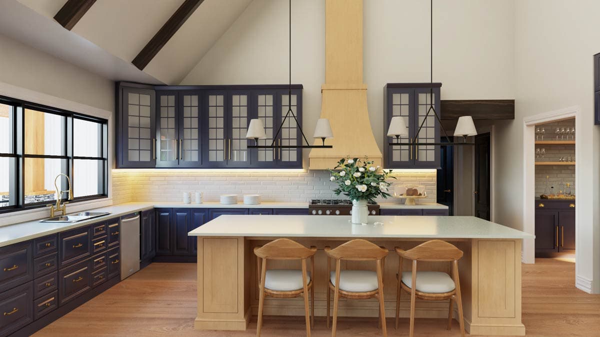 Plan 135394GRA: New American House Plan with Split Bedrooms and 3-Car Garage - Image #14 - Modern Farmhouse, New American, Ranch