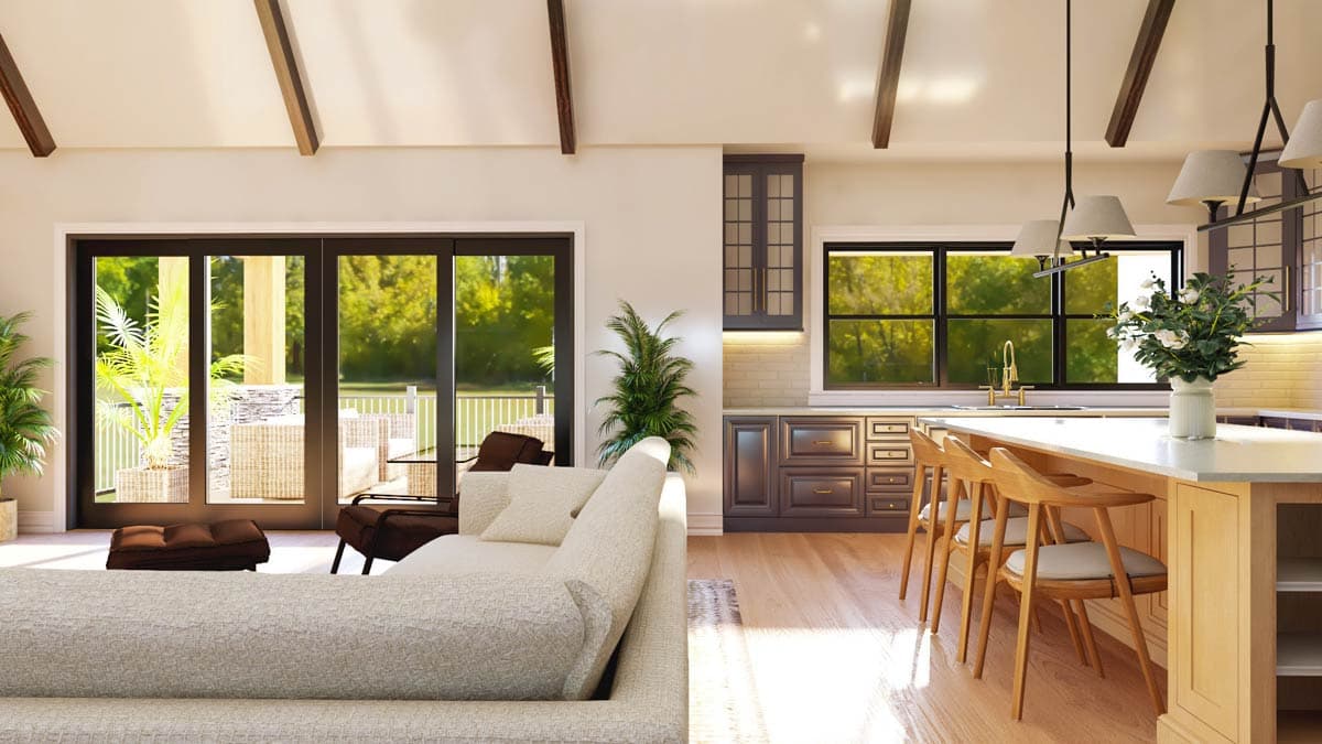 Plan 135394GRA: New American House Plan with Split Bedrooms and 3-Car Garage - Image #16 - Modern Farmhouse, New American, Ranch