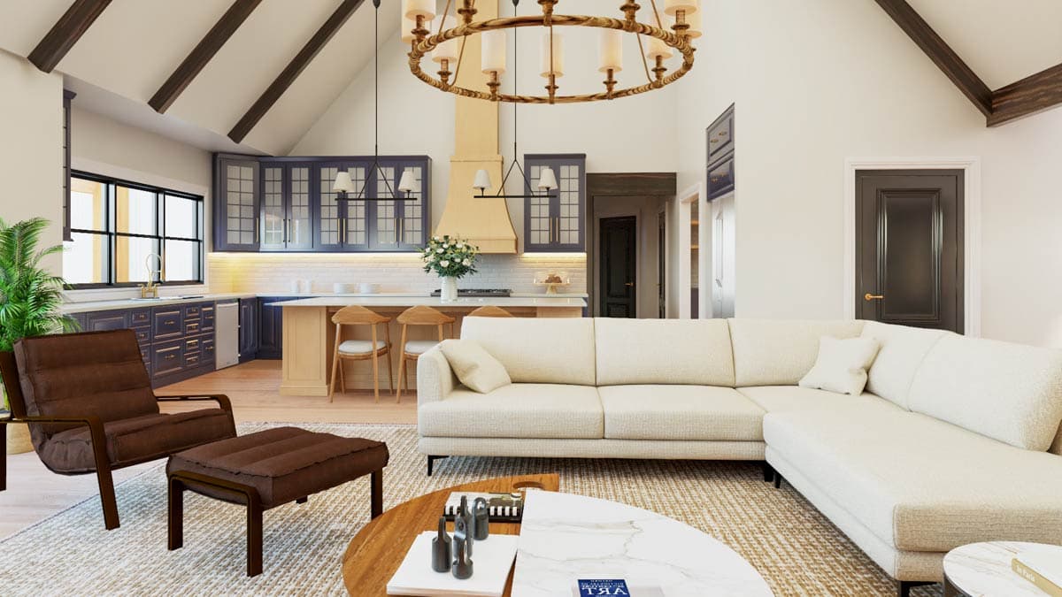 Plan 135394GRA: New American House Plan with Split Bedrooms and 3-Car Garage - Image #17 - Modern Farmhouse, New American, Ranch