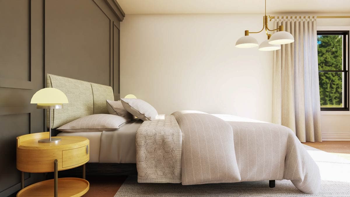 Plan 135394GRA: New American House Plan with Split Bedrooms and 3-Car Garage - Image #19 - Modern Farmhouse, New American, Ranch