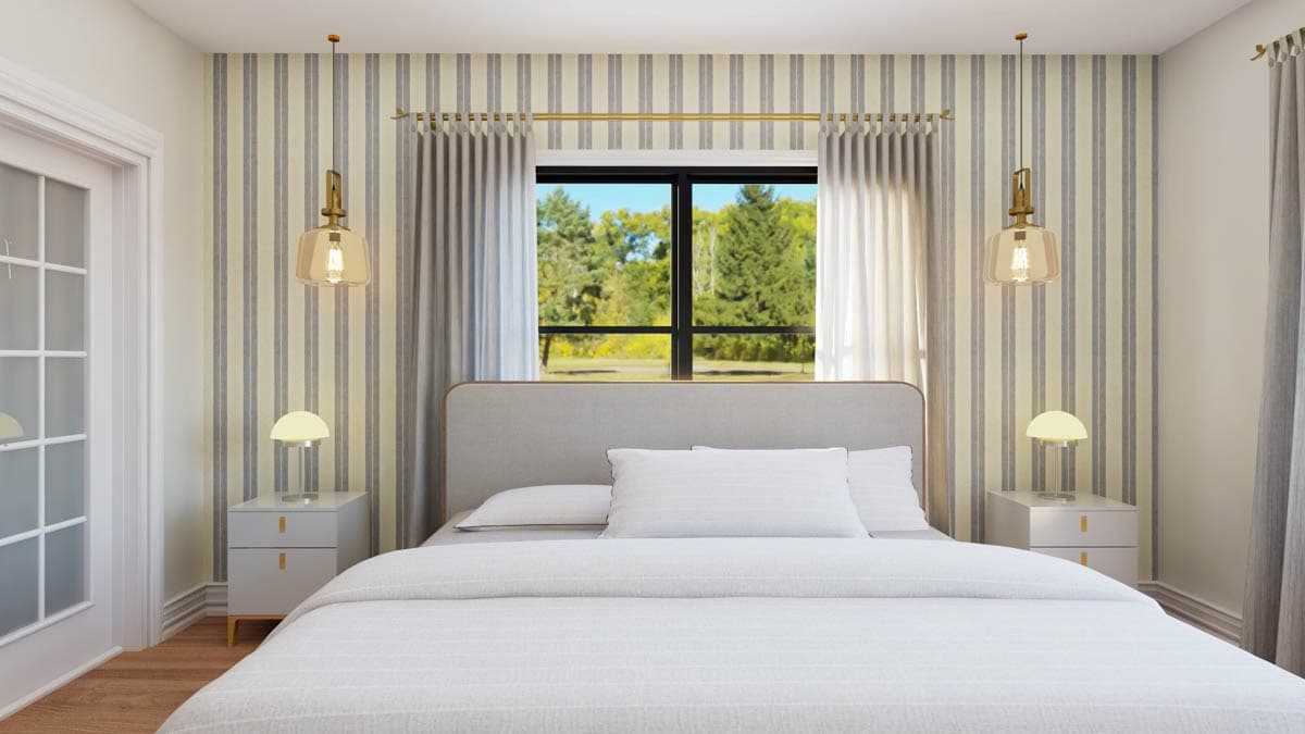 Plan 135394GRA: New American House Plan with Split Bedrooms and 3-Car Garage - Image #23 - Modern Farmhouse, New American, Ranch