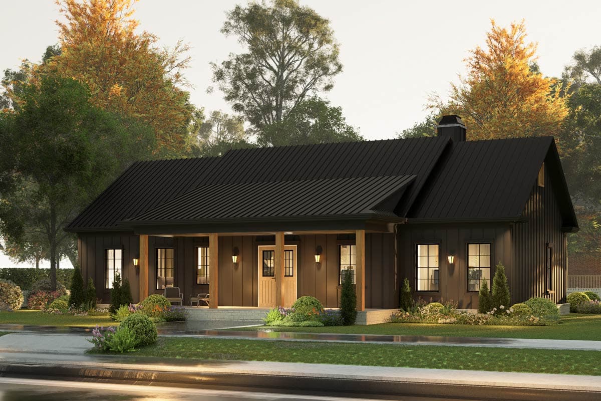 Plan 25935GE: Inviting New American Ranch House Plan with Split Bedrooms and Covered Porches - Image #24 - Country, Mountain, New American, Ranch