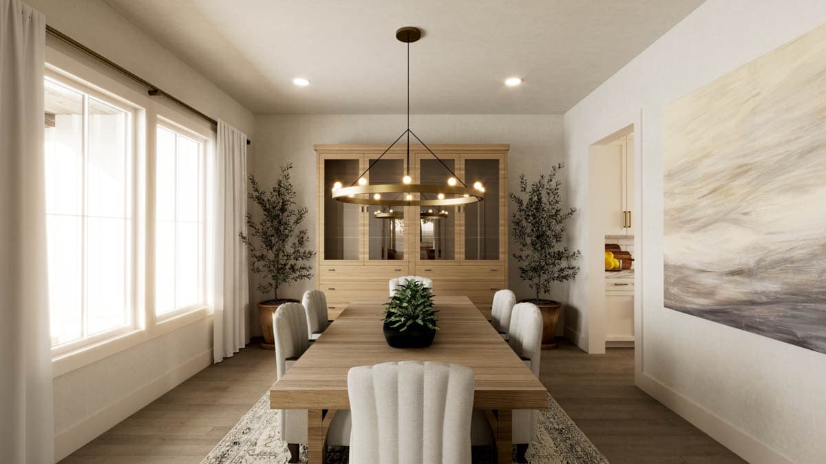 Plan 820009WSF: Modern Farmhouse House Plan with Wrap-Around Porch and Main-Level Primary Suite - Image #6 - Farmhouse, Modern Farmhouse, New American