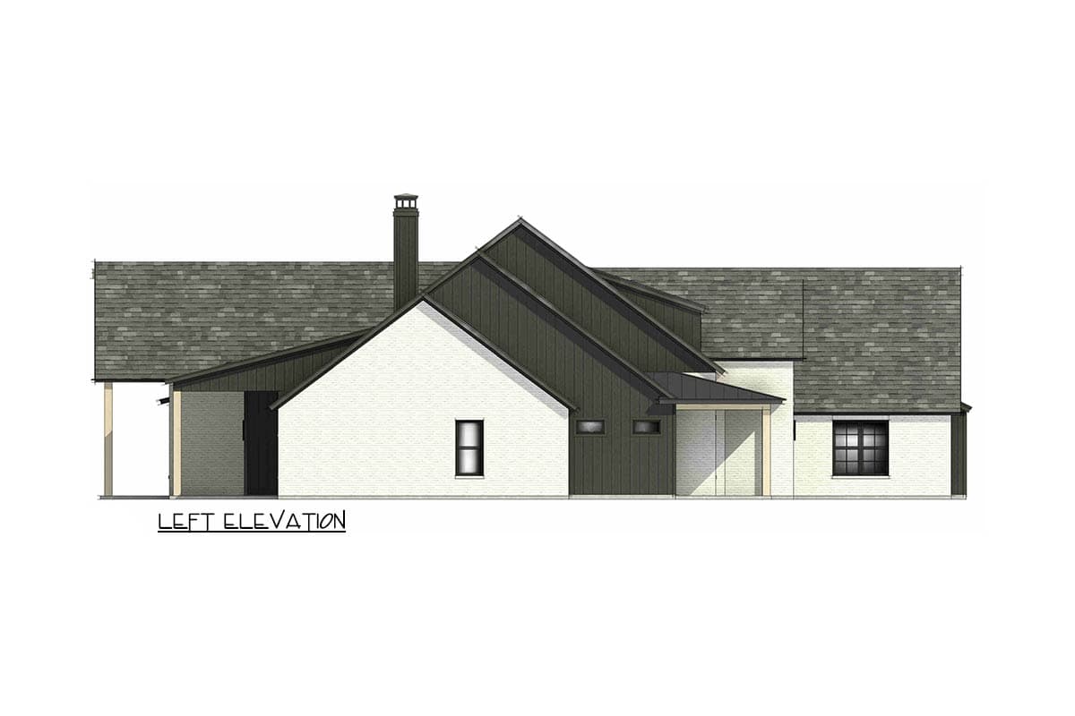 Plan 818181JSS: Transitional 4 Bed House Plan with Split Layout and Bonus Room - Image #6 - Transitional