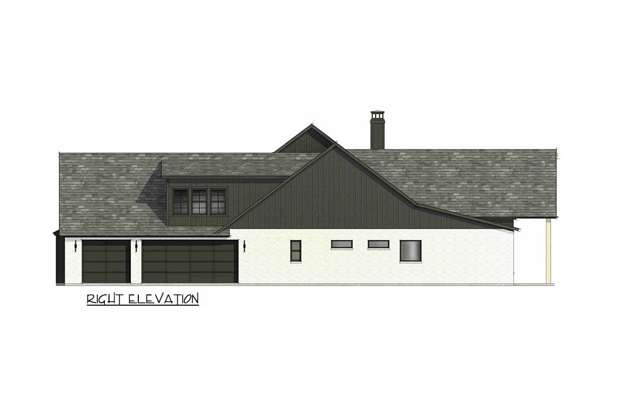 Plan 818181JSS: Transitional 4 Bed House Plan with Split Layout and Bonus Room - Image #8 - Transitional