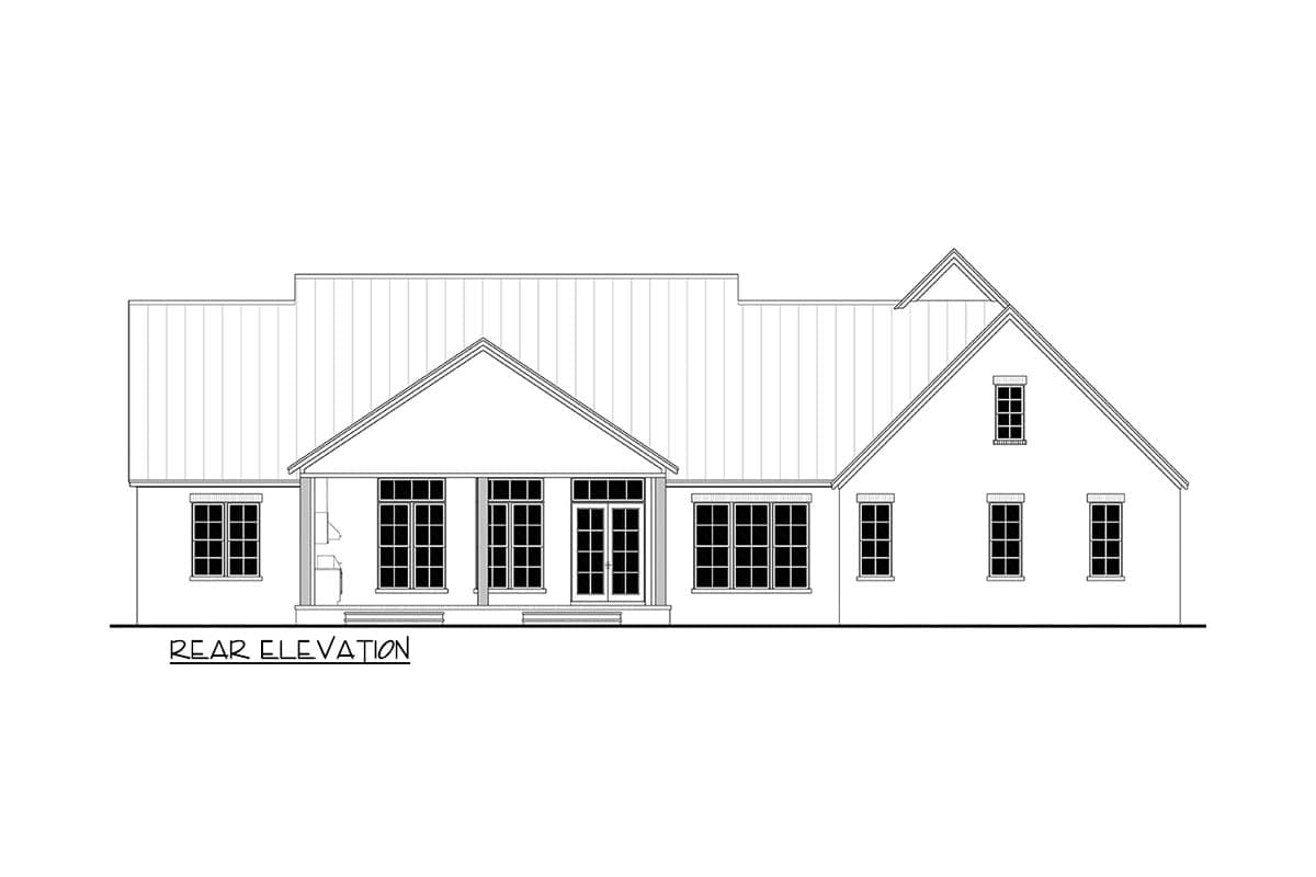 Plan 52019HZ: Spacious 4-Bedroom Transitional House Plan with Bonus Room and Outdoor Kitchen - Image #11 - Modern Farmhouse, Traditional, Transitional