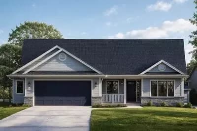 Inviting Craftsman Ranch House Plan: 3 Beds, 2.5 Baths, 1,867 Sq Ft