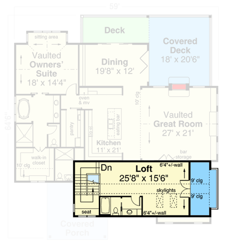 Plan 720162DA: Modern Mountain House Plan with Split Bedrooms and Game Room - Floor Plan - 3rd Floor - Modern, Mountain, Traditional