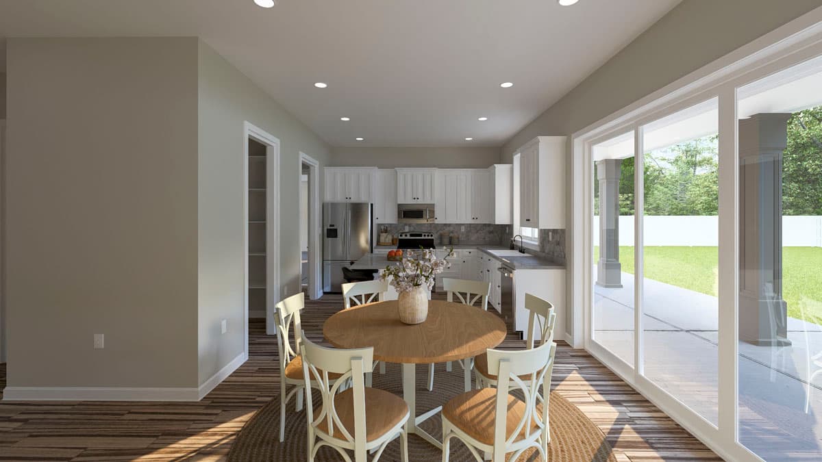 Plan 61674UT: Traditional House Plan with RV Garage, Home Office and 3 Beds - Image #14 - Traditional