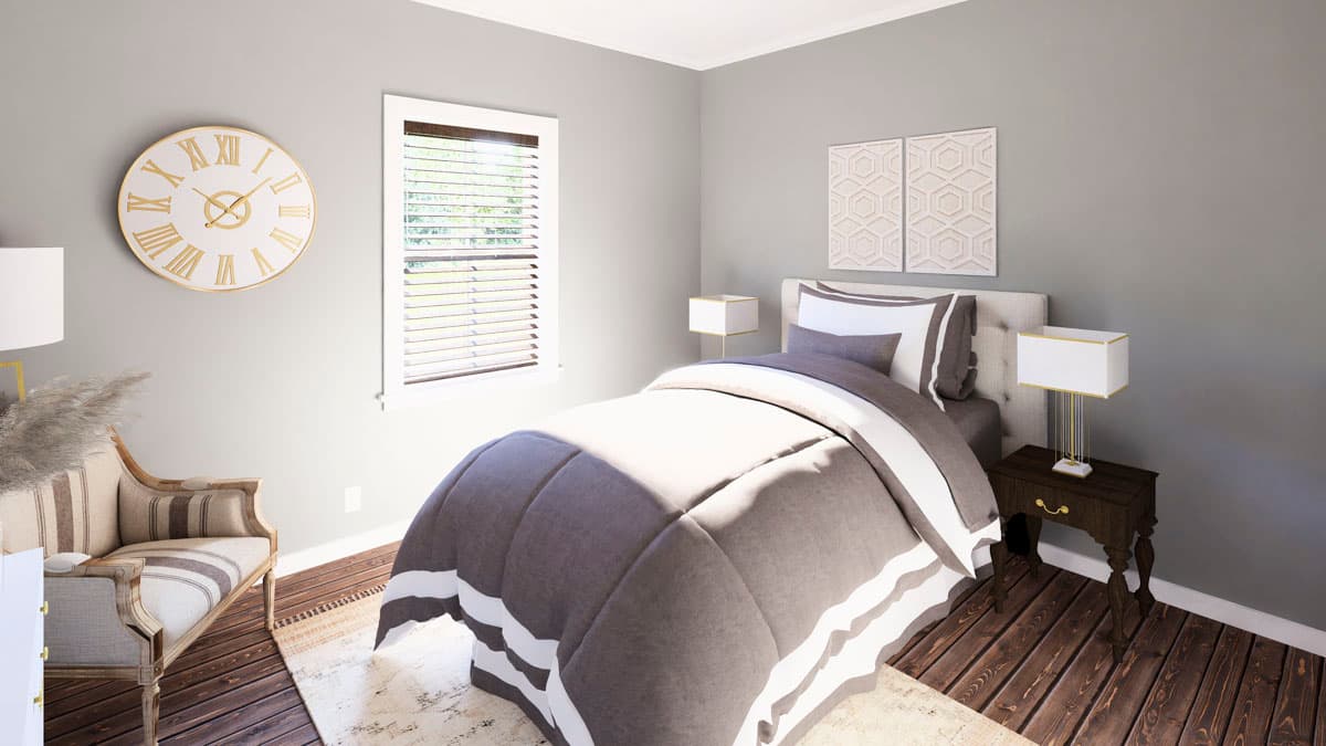 Plan 25074DH: Modern Farmhouse Ranch House Plan with 3 Beds and 3-Car Garage - Image #10 - Farmhouse, Modern Farmhouse, New American, Ranch