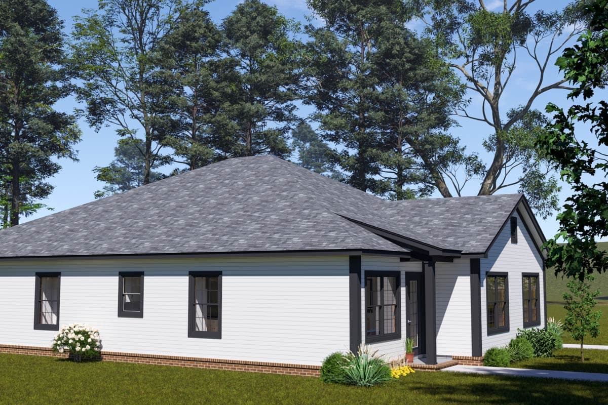 Plan 52484WM: Inviting 8-Bedroom Modern Cottage Duplex House Plan with Open Living - Image #5 - Cottage, Country, Traditional