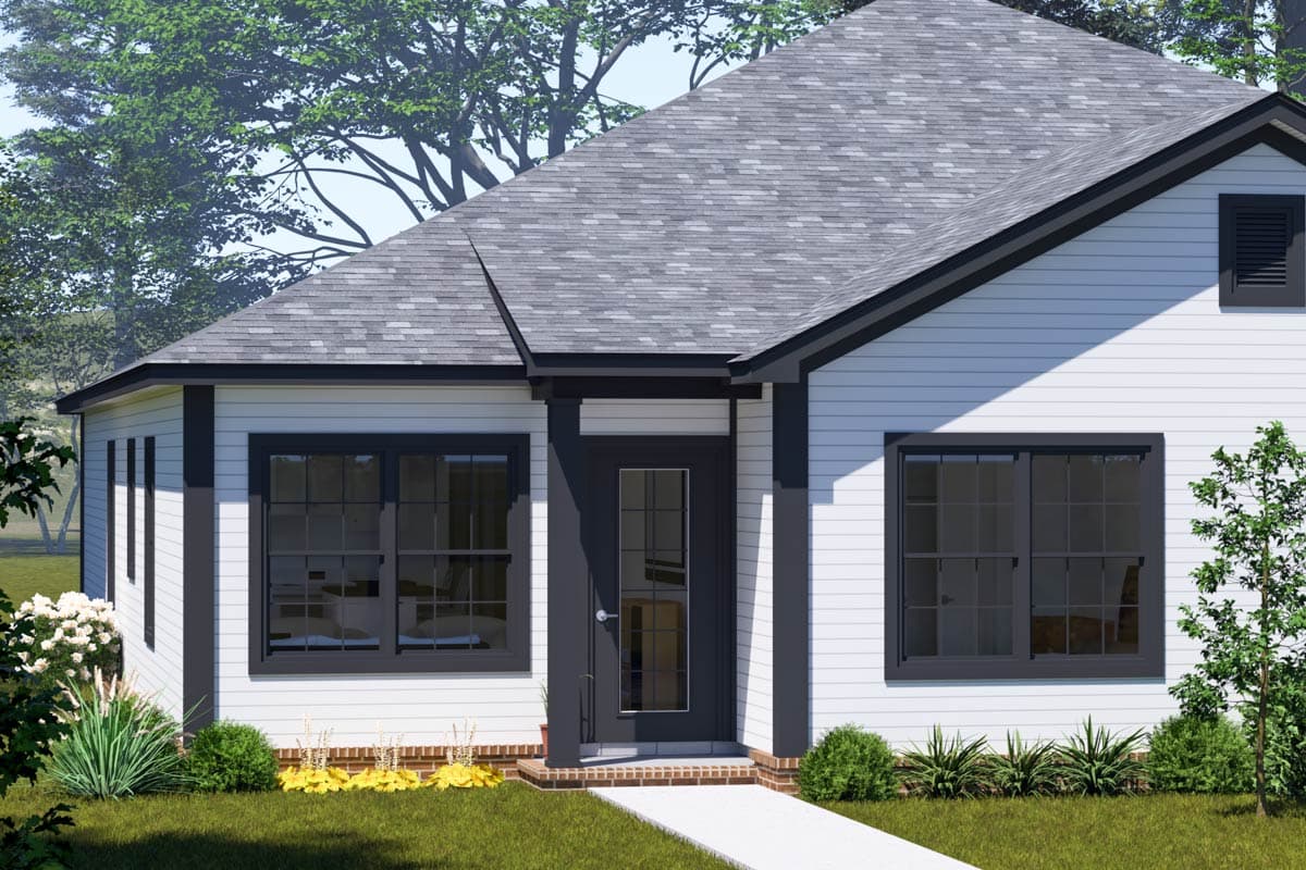 Plan 52484WM: Inviting 8-Bedroom Modern Cottage Duplex House Plan with Open Living - Image #6 - Cottage, Country, Traditional