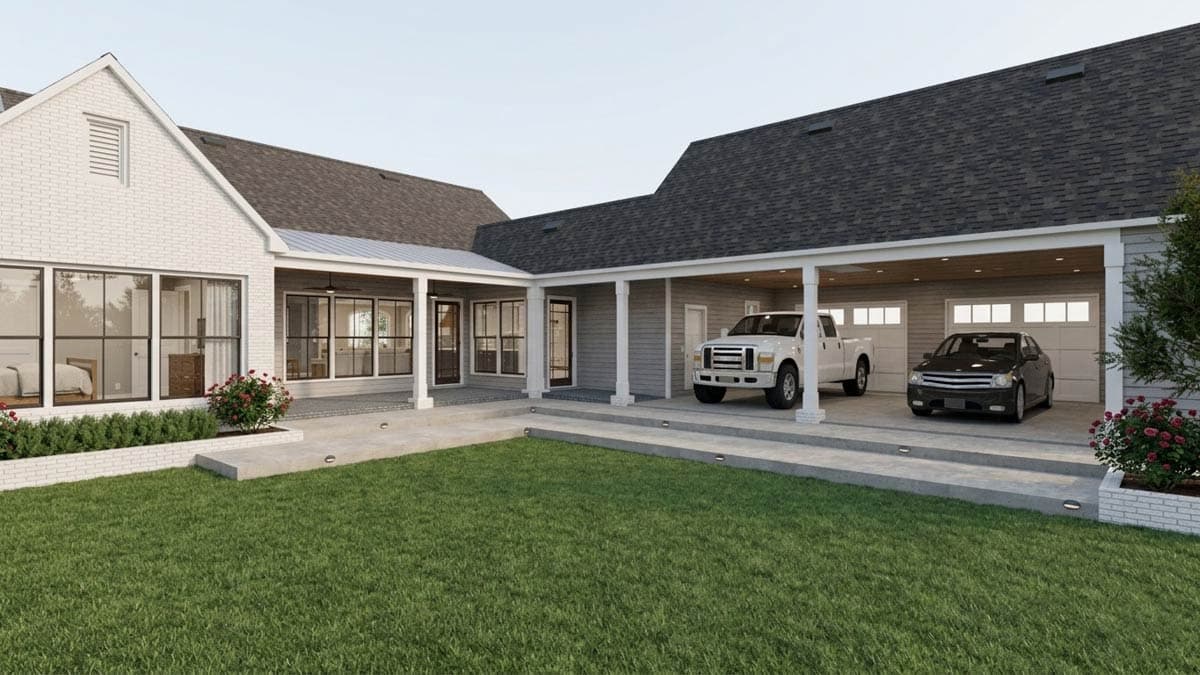 Plan 774000MWK: Modern French Country House Plan with Versatile California-Style Garage - Image #12 - French Country, New American, Ranch, Southern, Traditional