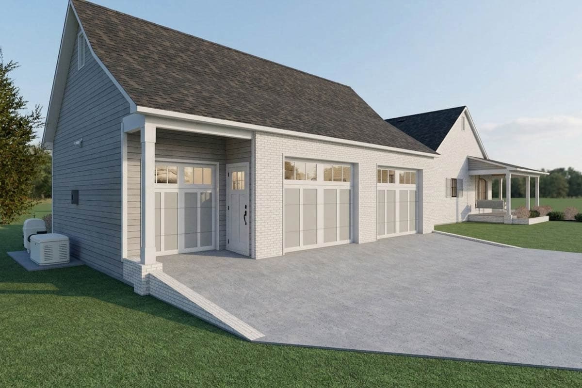 Plan 774000MWK: Modern French Country House Plan with Versatile California-Style Garage - Image #11 - French Country, New American, Ranch, Southern, Traditional