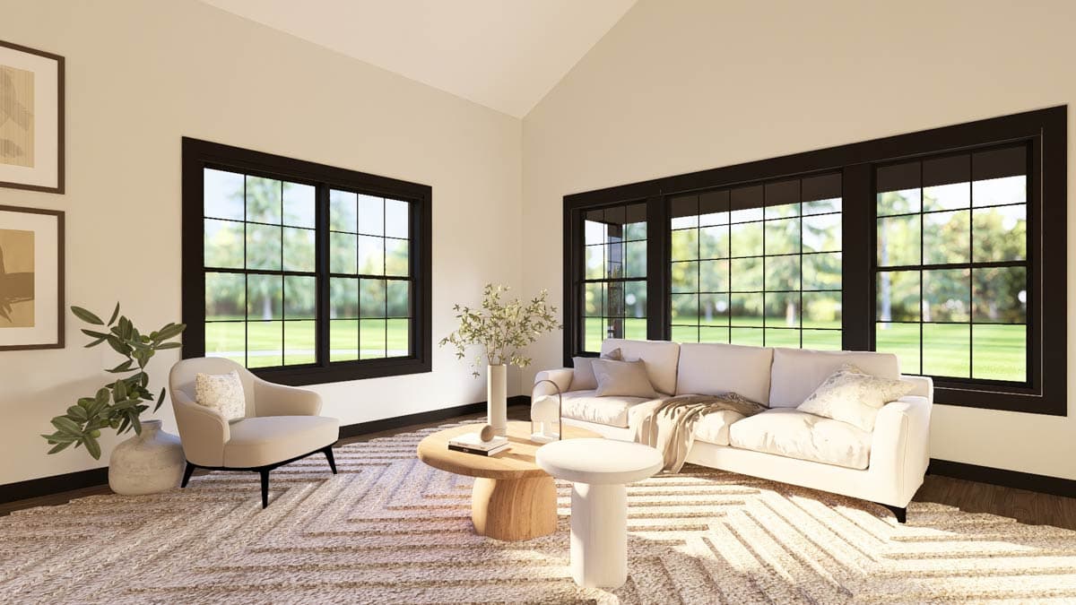 Plan 135398GRA: Barndominium House Plan: Master Down, Two-Story Great Room - Image #7 - Barndominium, Country, Modern Farmhouse