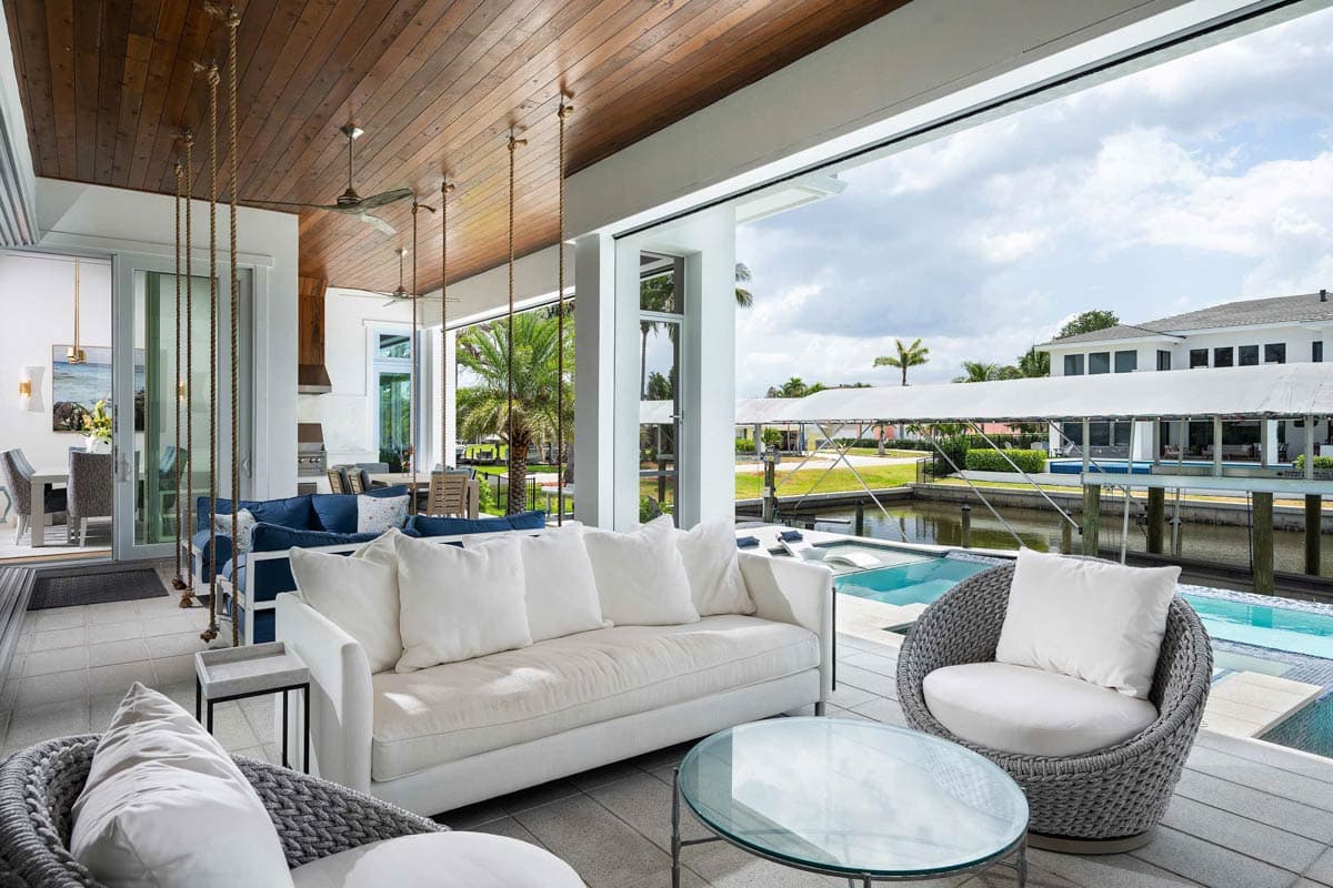 Plan 33280ZR: Coastal Contemporary House Plan with 3-Car Garage and Outdoor Kitchen - Image #25 - Coastal, Coastal Contemporary, Florida-Style, Modern