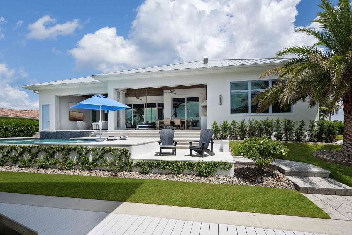 Plan 33280ZR: Coastal Contemporary House Plan with 3-Car Garage and Outdoor Kitchen - Image #33 - Coastal, Coastal Contemporary, Florida-Style, Modern
