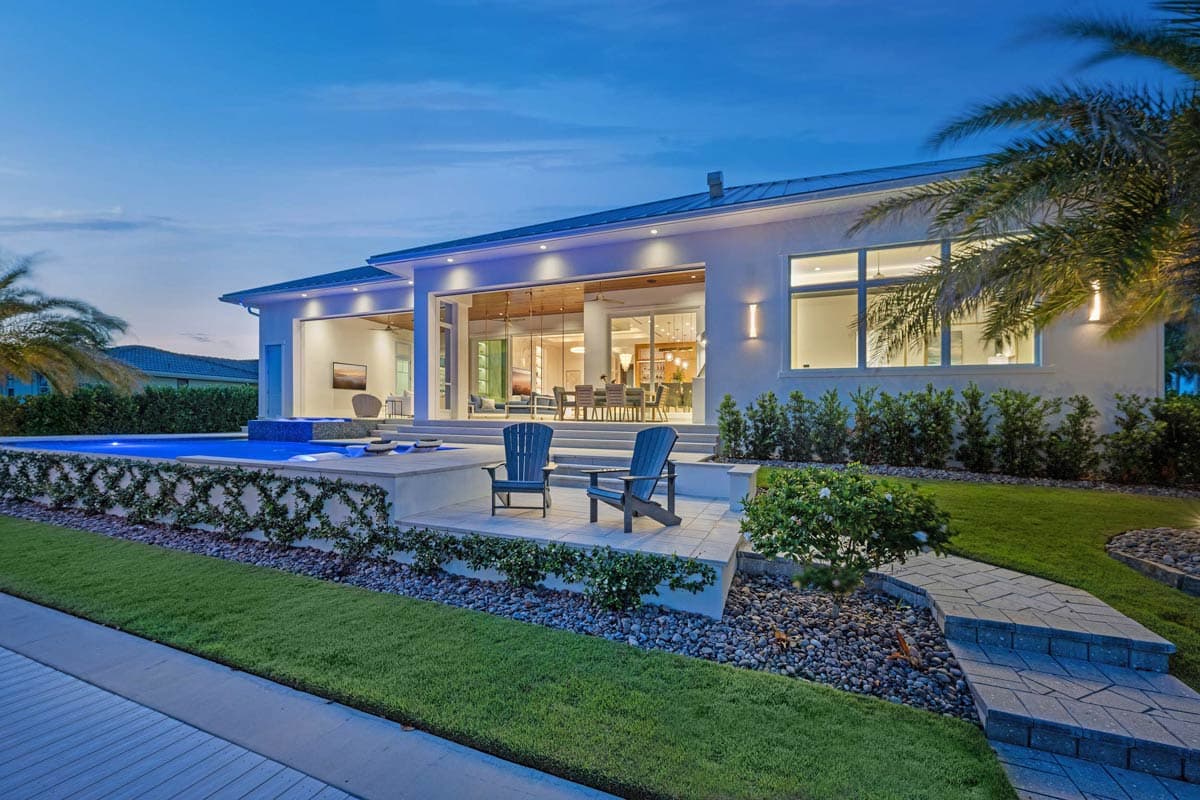 Plan 33280ZR: Coastal Contemporary House Plan with 3-Car Garage and Outdoor Kitchen - Image #34 - Coastal, Coastal Contemporary, Florida-Style, Modern