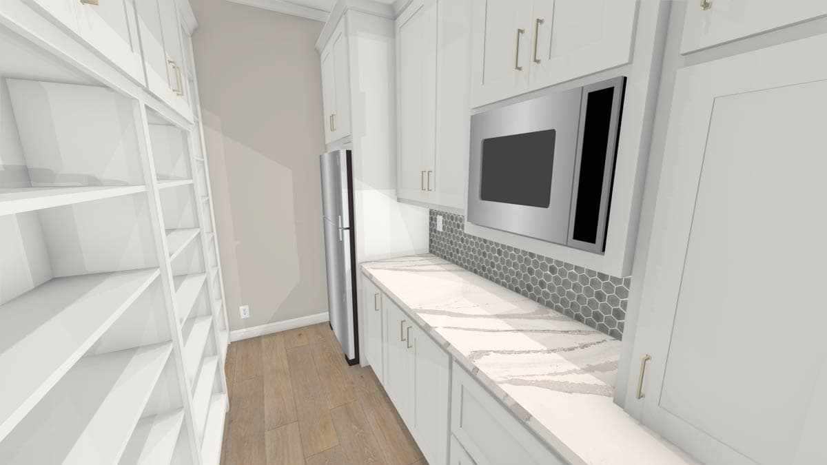 Plan 774002MWK: Elegant French Country House Plan with Split Bedrooms and Finished Bonus Room - Image #6 - Acadian, French Country, Louisiana-Style, Southern, Traditional