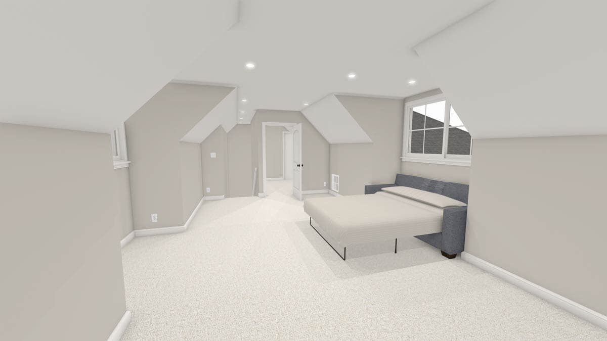 Plan 774002MWK: Elegant French Country House Plan with Split Bedrooms and Finished Bonus Room - Image #9 - Acadian, French Country, Louisiana-Style, Southern, Traditional