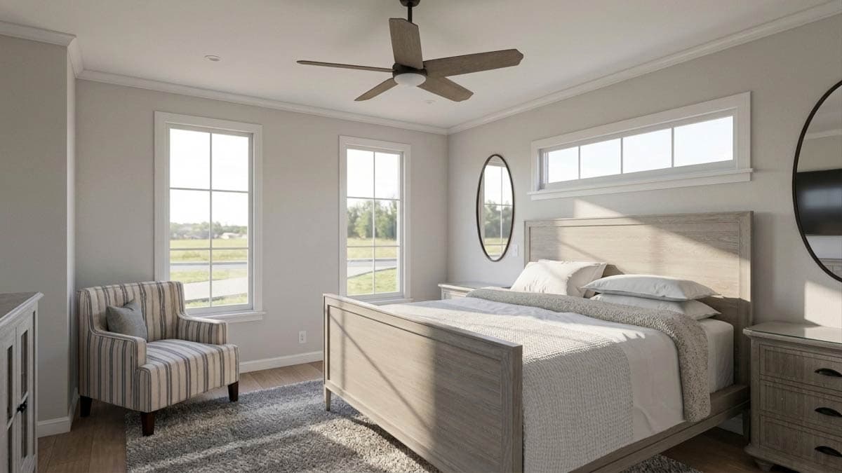 Plan 774003MWK: Spacious 3-Bed Ranch House Plan with Split Bedrooms and Bonus - Image #13 - Contemporary, New American, Ranch, Southern, Transitional
