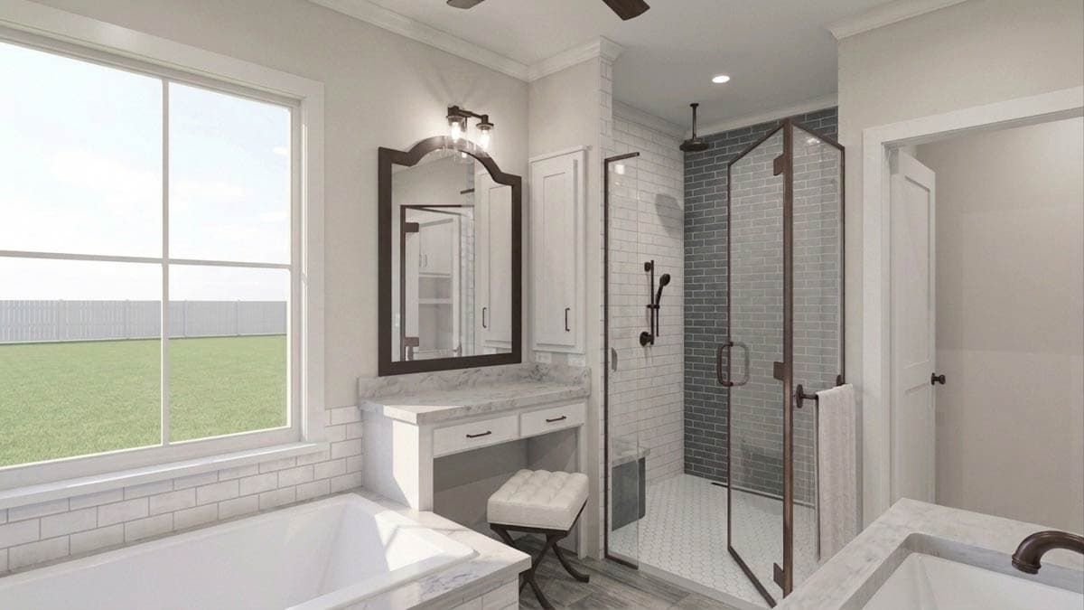 Plan 774003MWK: Spacious 3-Bed Ranch House Plan with Split Bedrooms and Bonus - Image #15 - Contemporary, New American, Ranch, Southern, Transitional