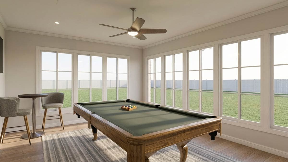 Plan 774003MWK: Spacious 3-Bed Ranch House Plan with Split Bedrooms and Bonus - Image #17 - Contemporary, New American, Ranch, Southern, Transitional
